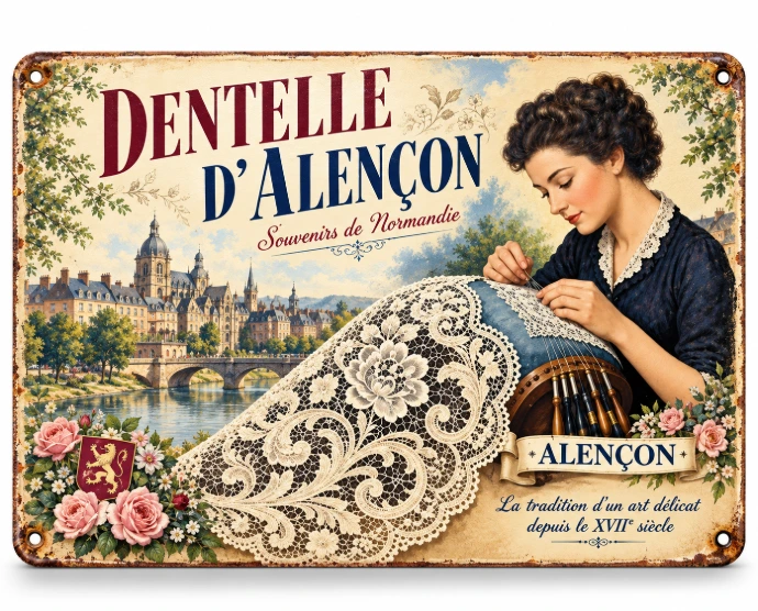 Canva coton dentelle Alençon