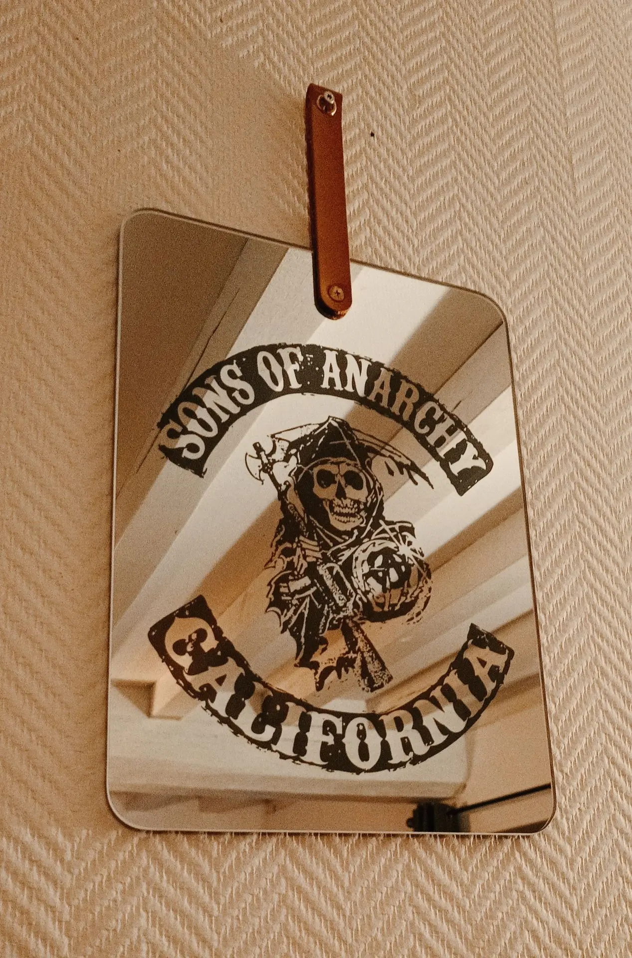 Gravure laser miroir Sons of anarchy