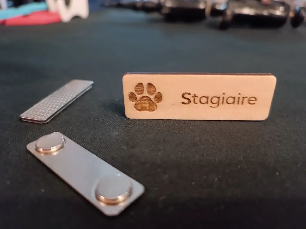 BADGE CP + CLIP AIMANT
