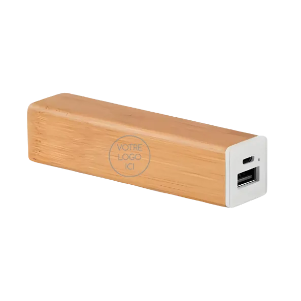 Powerbank en bambou